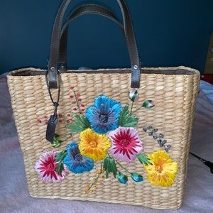 Authentic Vintage Esprit de Corp woven purse